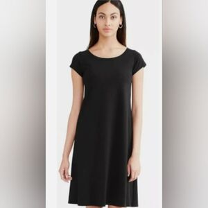 Eileen Fisher Black Dress Size XS